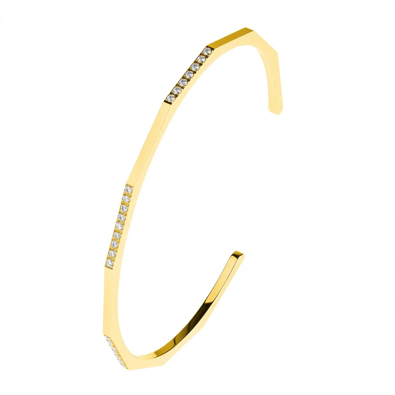 Ernstes Design Damen Armspange Zirkonia Gold A581-MI