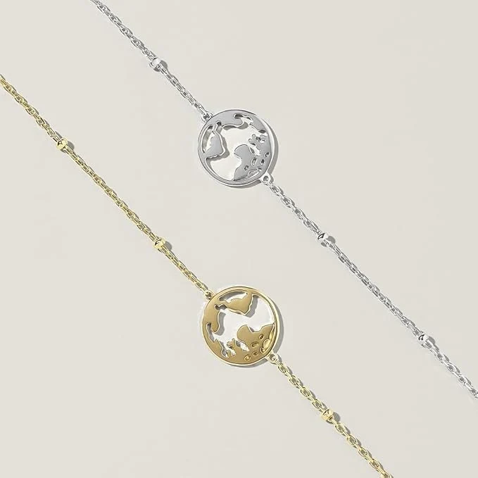 Xenox Damen Armband Happy Hour mit Weltkugel Charm