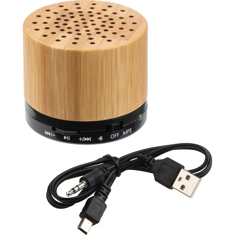Fleedwood Bambus Bluetooth-Speaker in Beige