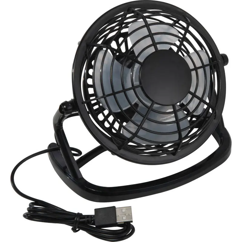 Tischventilator Bali - Schwarz: Leiser Desktop-Ventilator, leistungsstark, tragbar, modernes Design