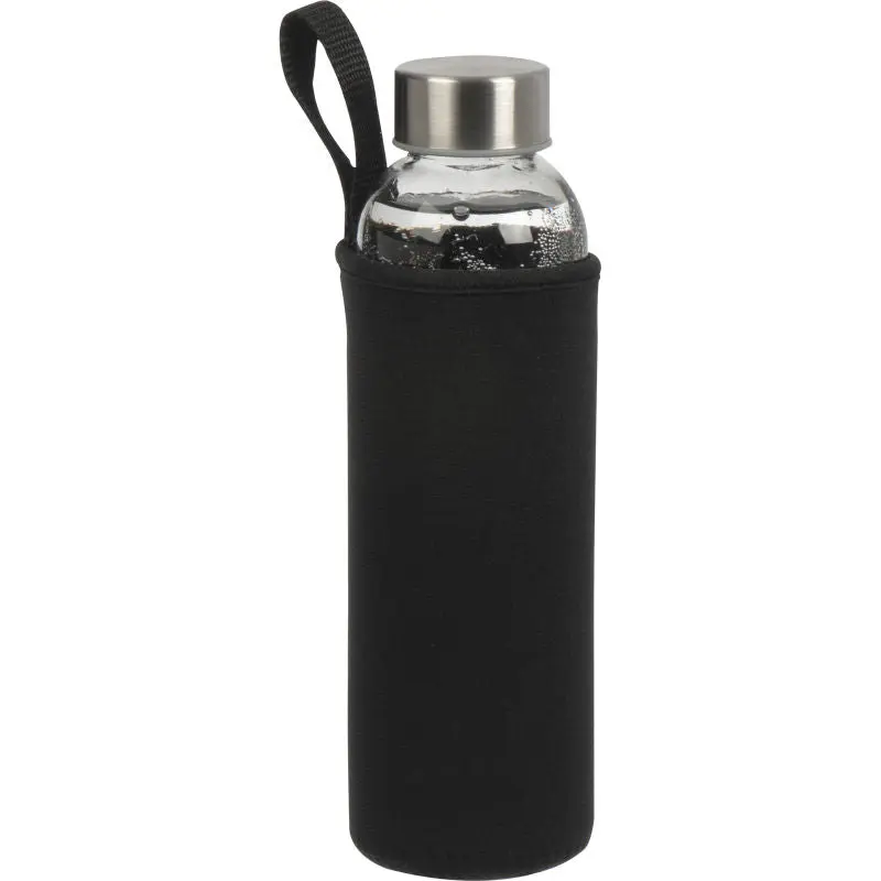 Klagenfurt Elegante Schwarze Glasflasche - Modern & Stilvoll