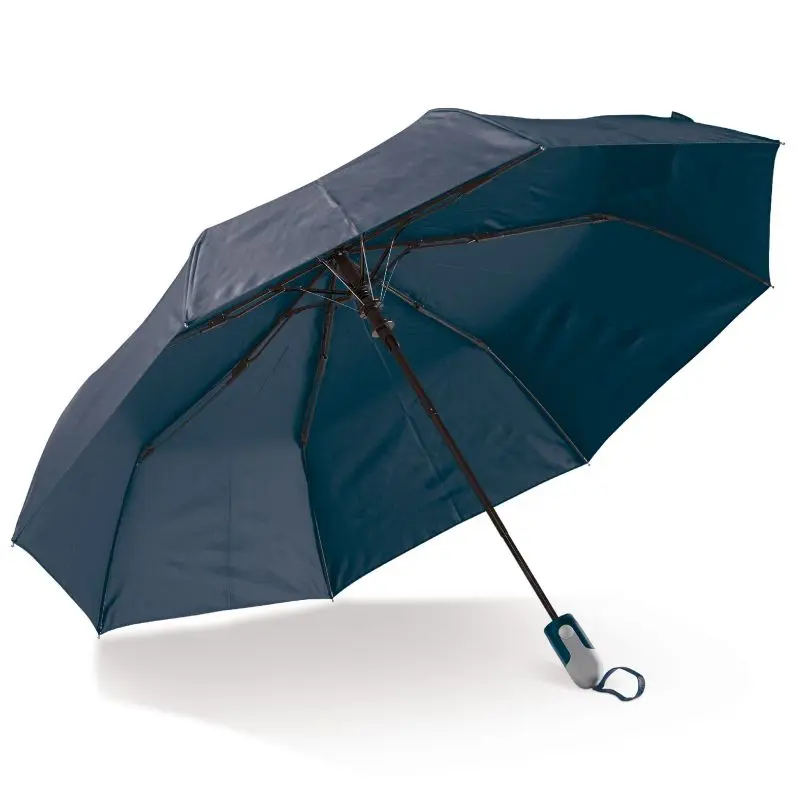 Zusammenfaltbarer 22 Regenschirm mit Automatischer Öffnung in Dunkelblau - Stilvoller Schutz bei Regen