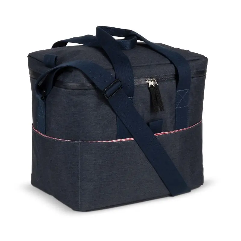 Nachhaltige R-PET Kühltasche, dunkelblau, umweltfreundlich