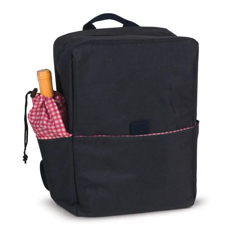 Nachhaltiger Picknick-Rucksack aus R-PET in Dunkelblau