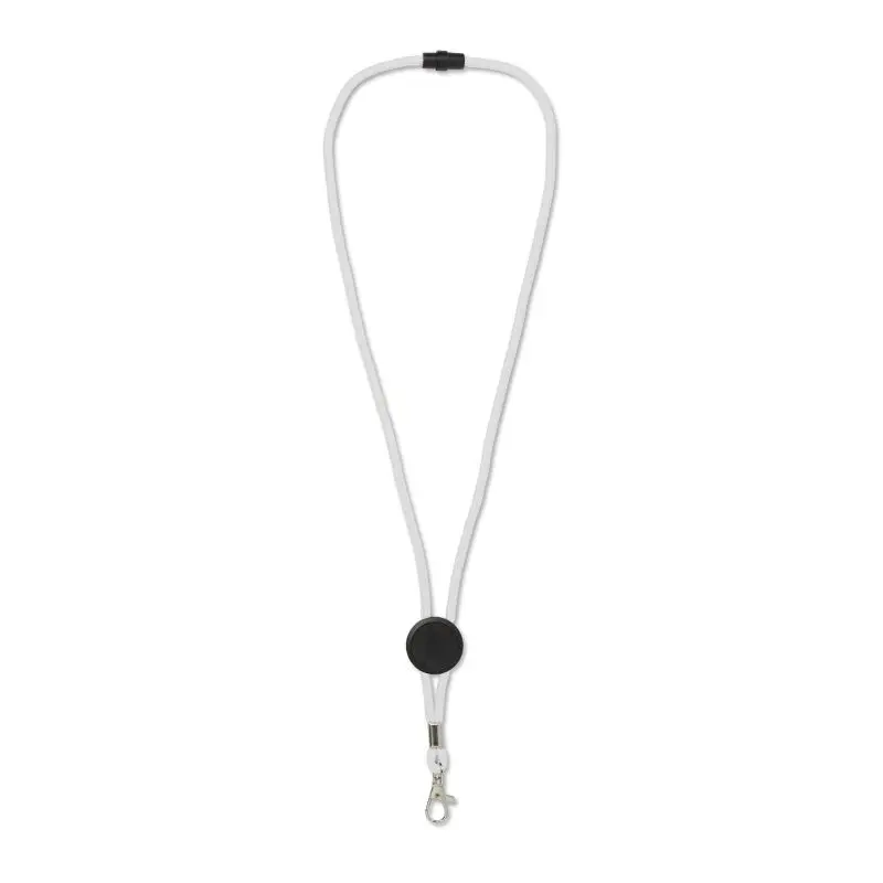 Weißes Paracord Umhängeband - Robust und Stilvoll