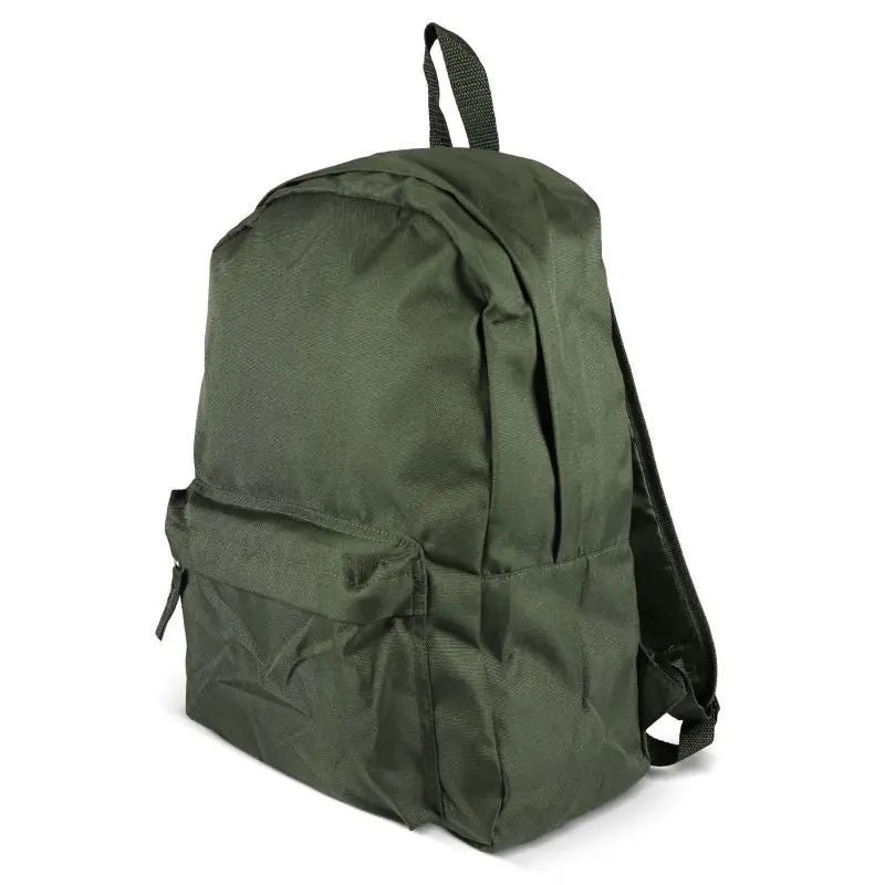 Dunkelgrüner R-PET Rucksack 20L – Nachhaltig & Kompakt