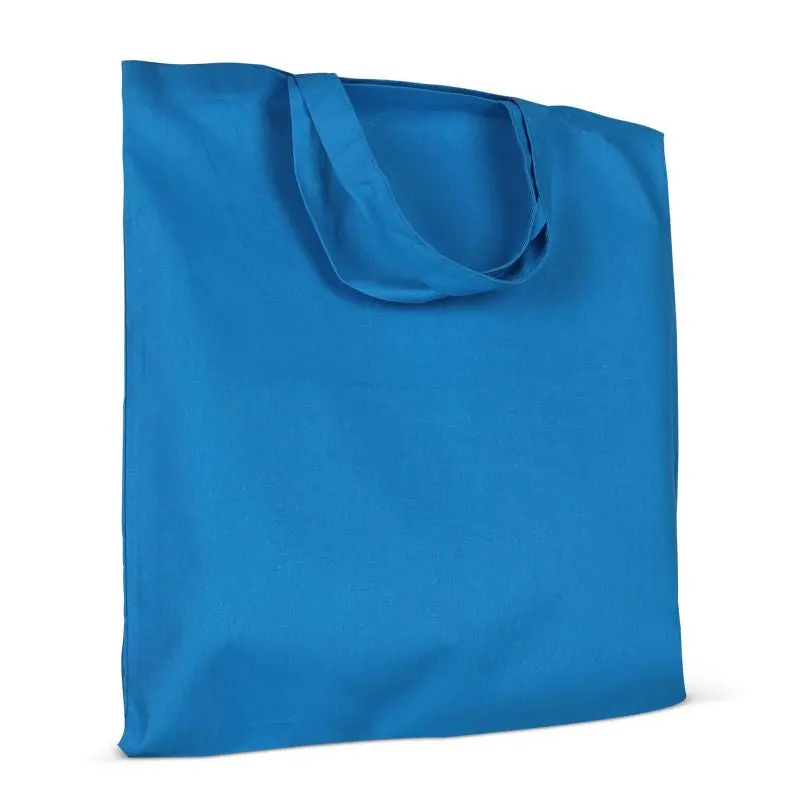 OEKO-TEX Blaue Einkaufstasche mit Kurzen Henkeln, Umweltfreundlich & Praktisch