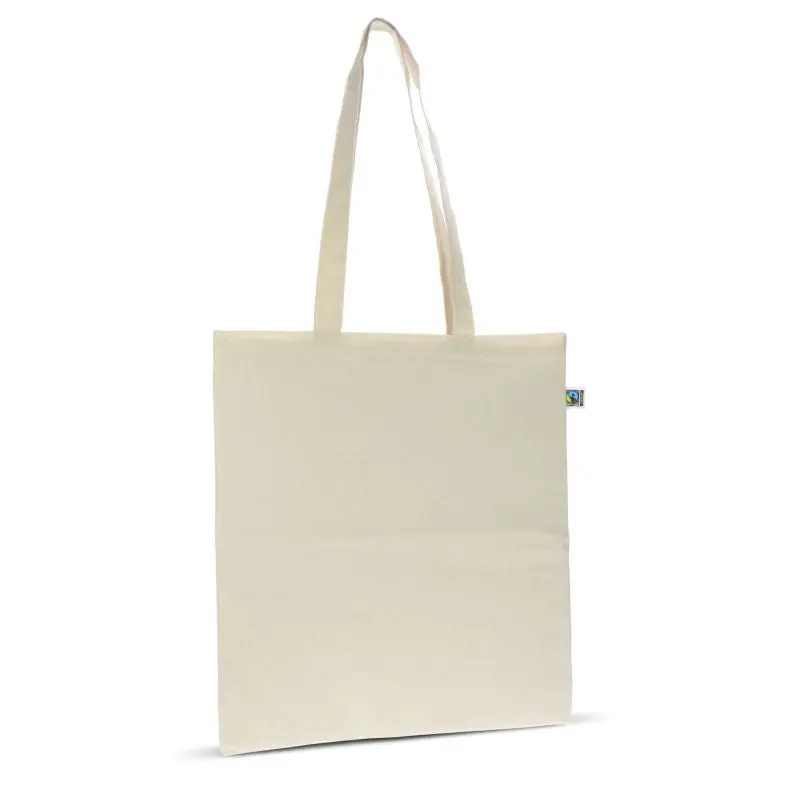 Fairtrade Tasche Lange Henkel 140 g/m² - Ecru, Nachhaltiges Design