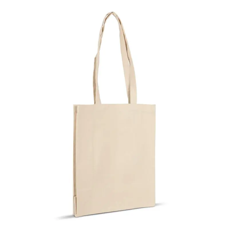 Ecru Baumwoll-Canvas Umhängetasche OEKO-TEX 280g/m², 32x13x40cm, Stilvoll & Praktisch