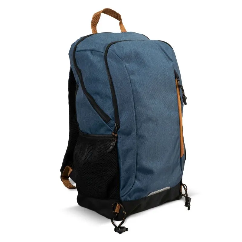 Dunkelblauer Outdoor Rucksack aus RPET-Material - Nachhaltiger und Robuster Begleiter