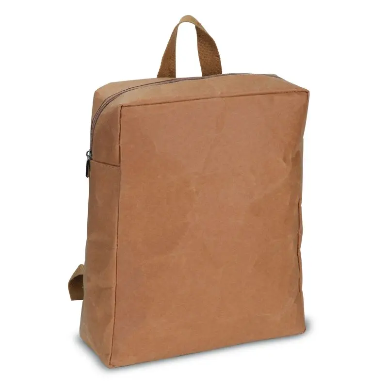 Brauner Rucksack aus Kraftpapier - Stilvoll und Robust für Alltag und Abenteuer