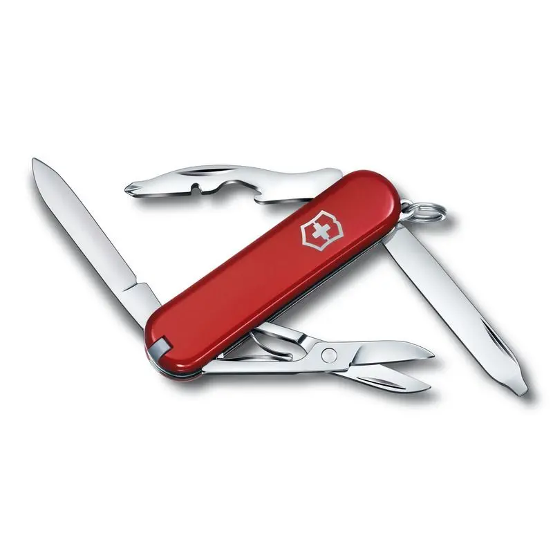 RAMBLER Schweizer Taschenmesser: Rot, Kompakt, Vielseitig für Alltag und Abenteuer