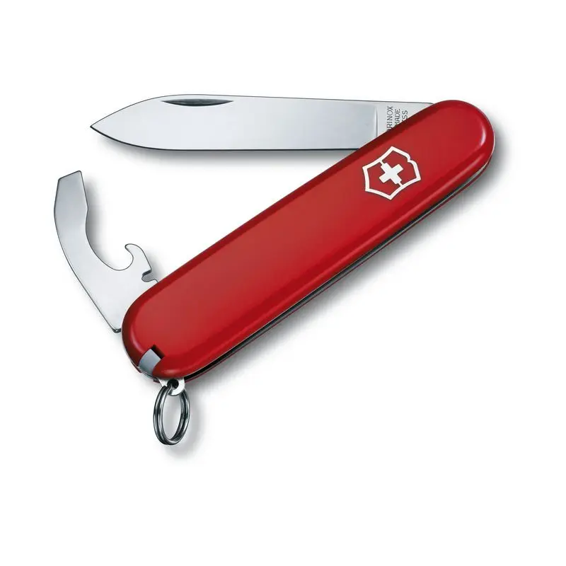 BANTAM Schweizer Taschenmesser - Rot, kompakt und vielseitig für Alltag und Outdoor