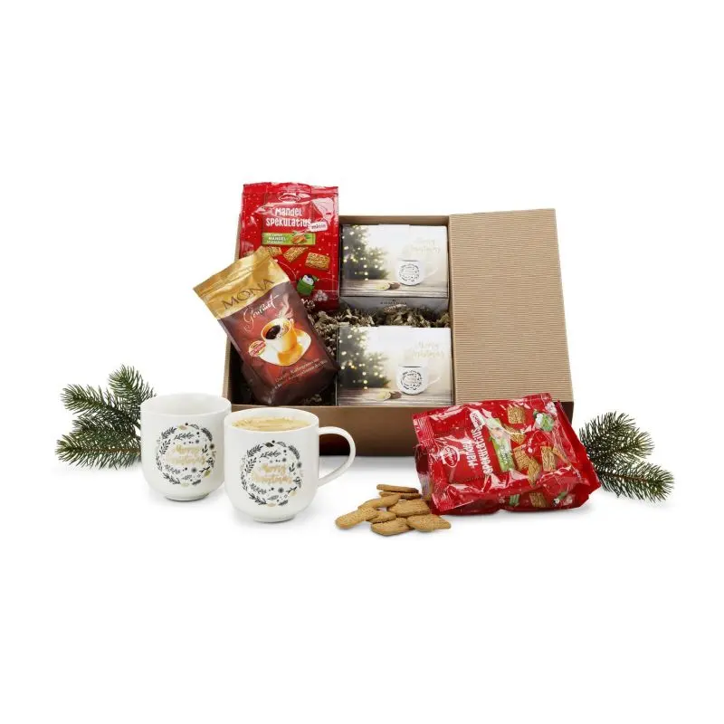 Gemütliches Geschenkset: Festliche Weihnachts-Kaffeeauswahl