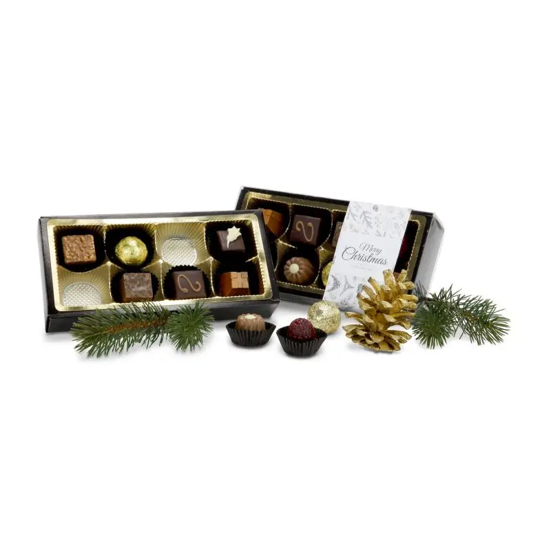 Festliches Geschenkset: Merry Christmas Pralinenbox