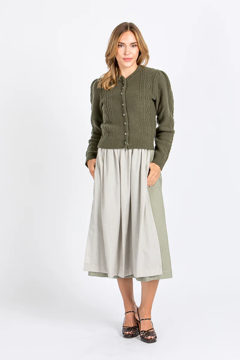 Berwin & Wolff Strickjacke 16226 olivgrün