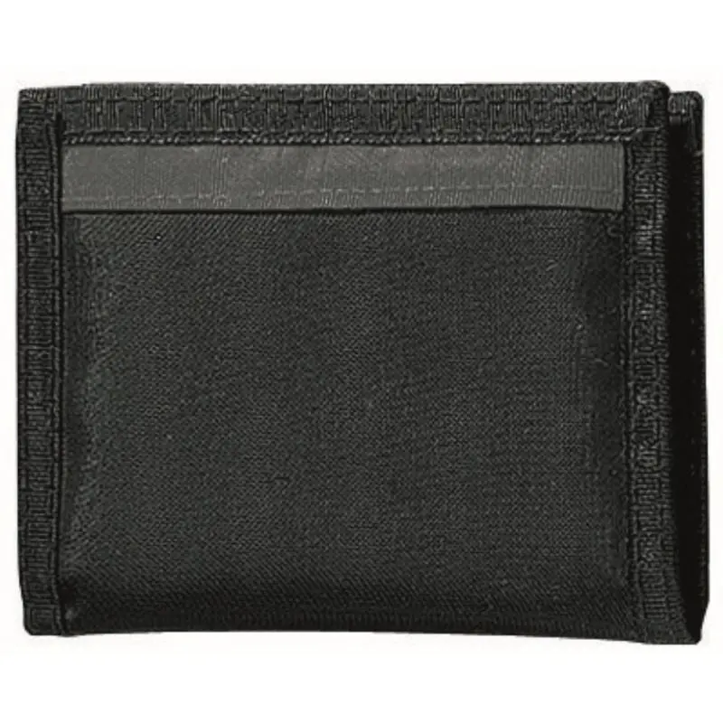 CreativDesign Nylon2 Robuste Doppel-Ausweistasche, Schwarz