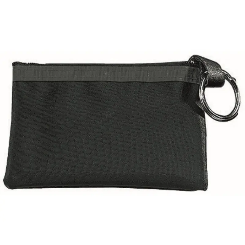 CreativDesign 'Nylon' Schlüsseltasche in Tiefschwarz: Eleganter Schlüsselorganisator