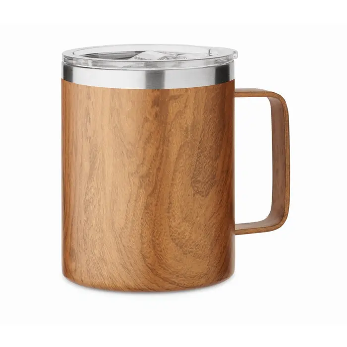 NAMIB MUG Doppelwandiger Becher 300ml in Braun: Thermisch Effizient & Elegant