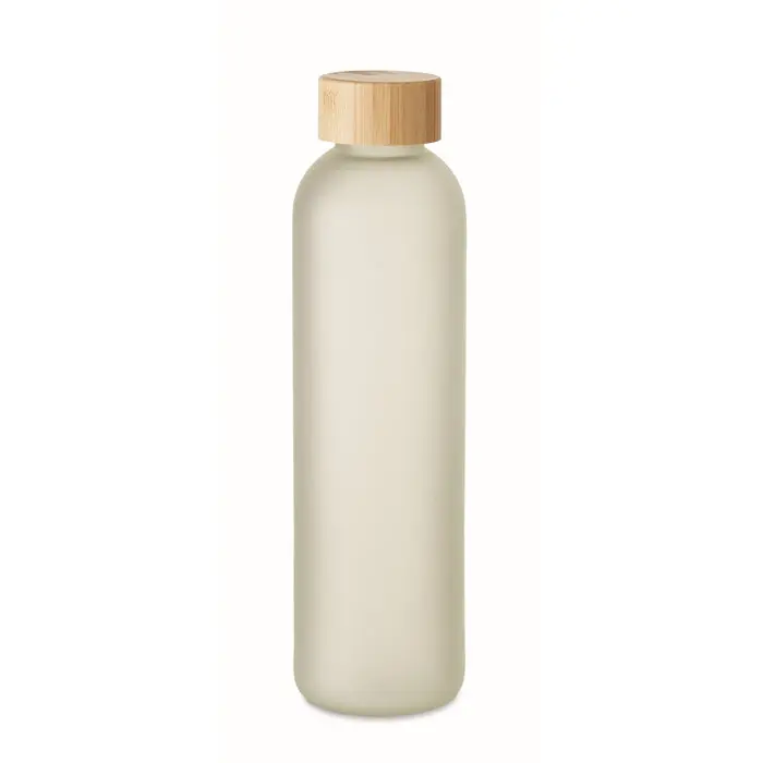 Glasflasche Subli 650ml LOM - Transparent Weiß