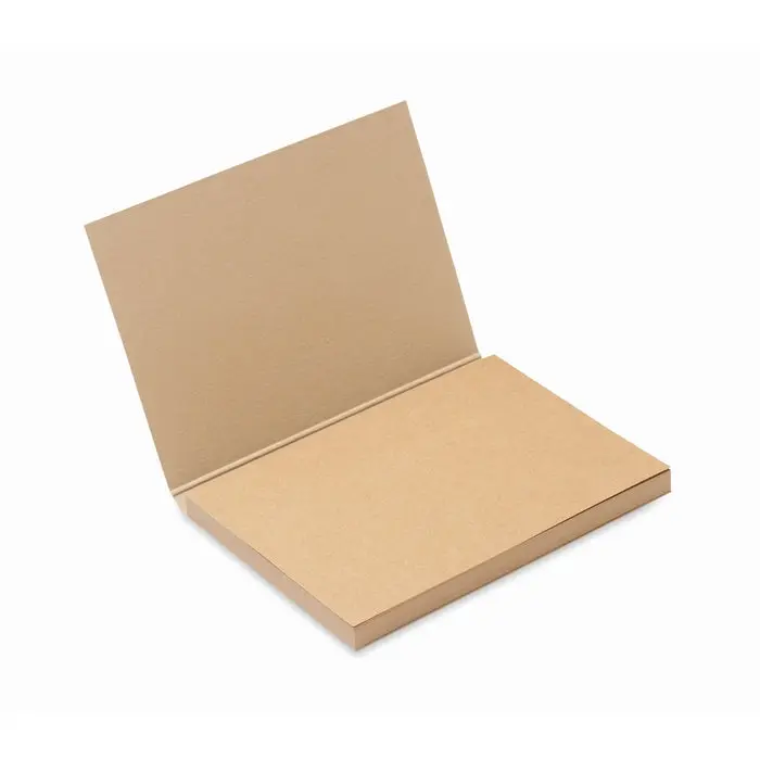 MOUI Recycelter Notizblock, Beige – Umweltfreundliches Schreibzubehör