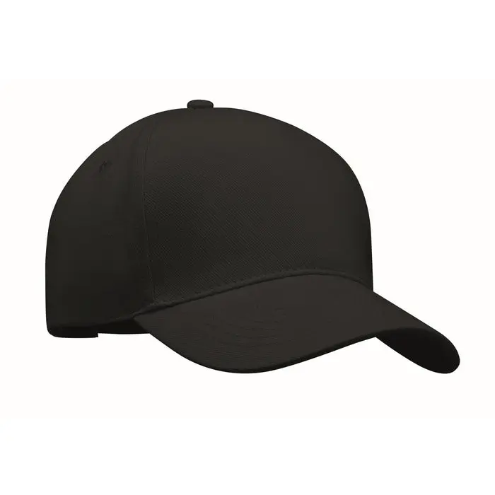 Baseball Kappe 5 Panels SINGA - schwarz Stilvoll, bequem, verstellbar Hochwertige Mütze