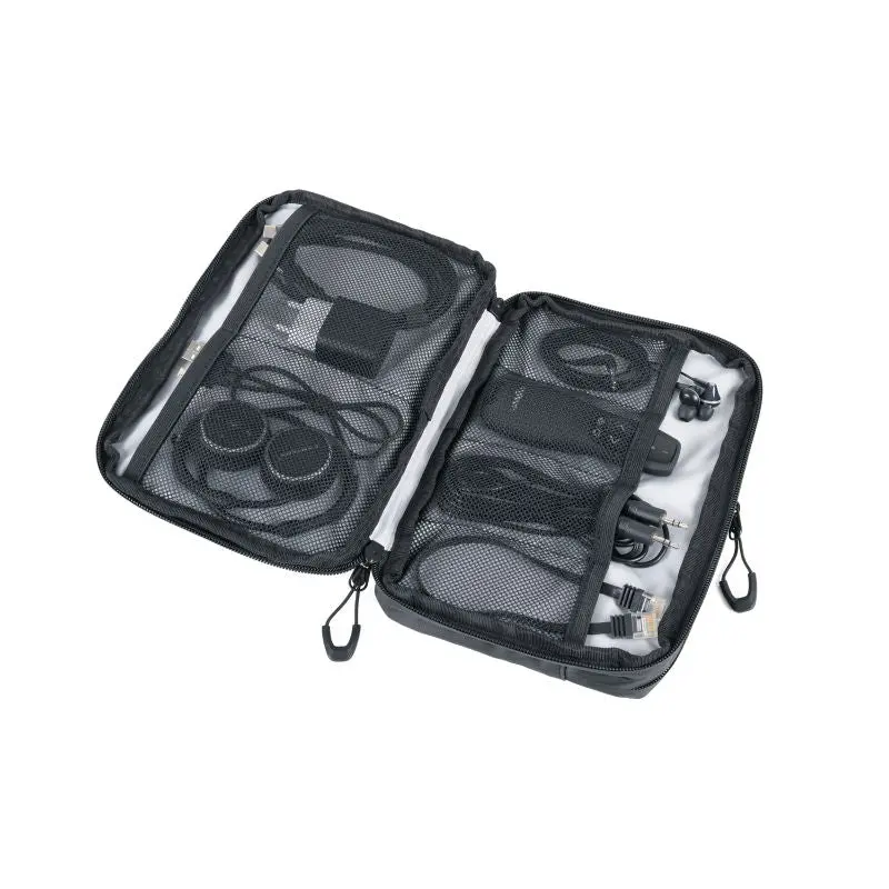 Troika BLACK TECH POUCH 2 Kabelorganizer-Tasche - Schwarz, Multifunktional