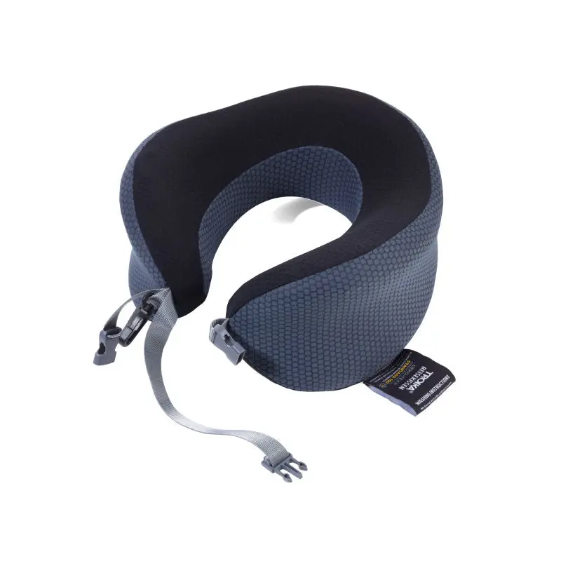 Troika BUSINESS TRAVEL PILLOW - Ergonomisches Nackenkissen in Grau-Schwarz