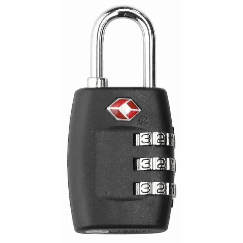 thanxx TSAMobileLock Reiseschloss in Schwarz – Sicherheitsorientiertes Gepäckschloss