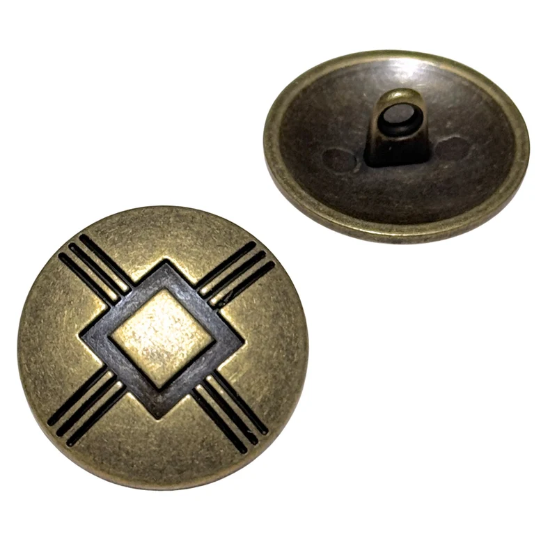 Metallknopf Muster Gold – Uniformknopf MK-221-AG