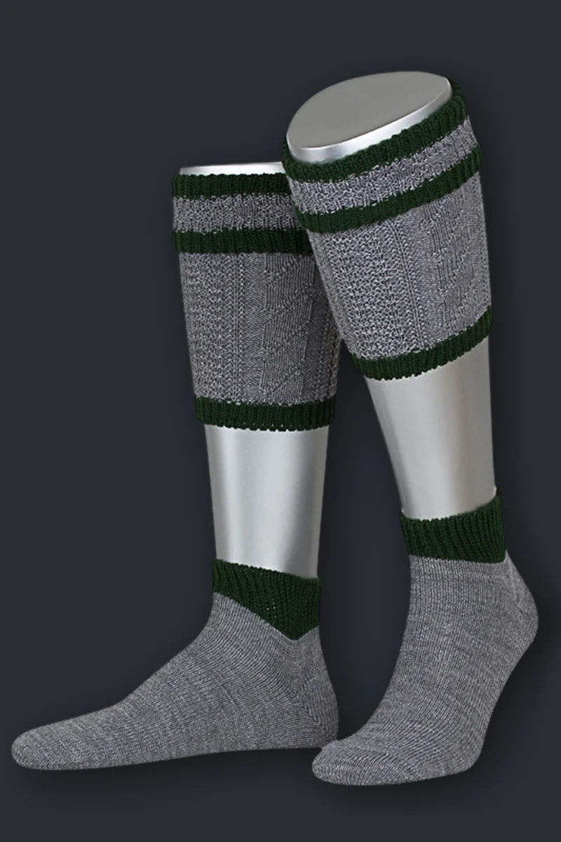 Lusana Loferl-Set L479-0319 grau/grün