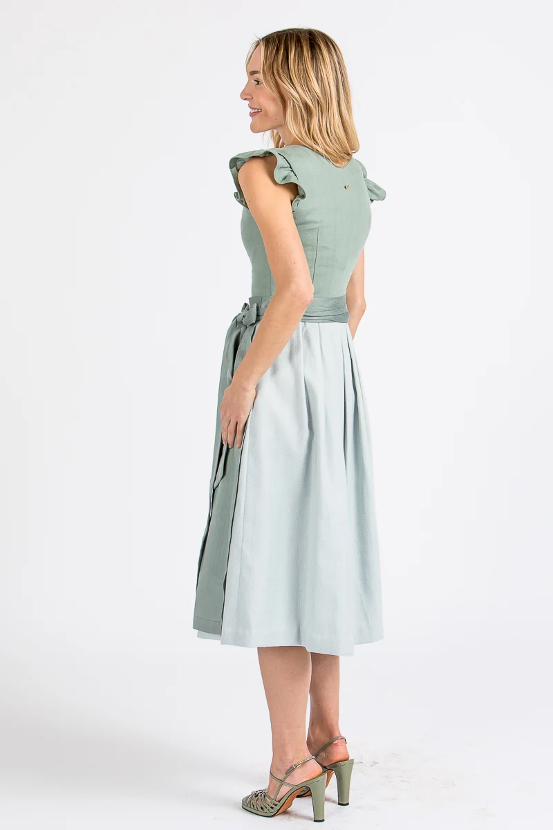 Alpenherz Dirndl mit abnehmbaren Flügelärmel Marie mint