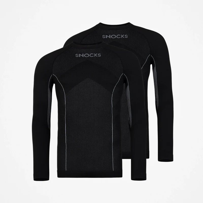 Thermounterhemd Herren | Schwarz