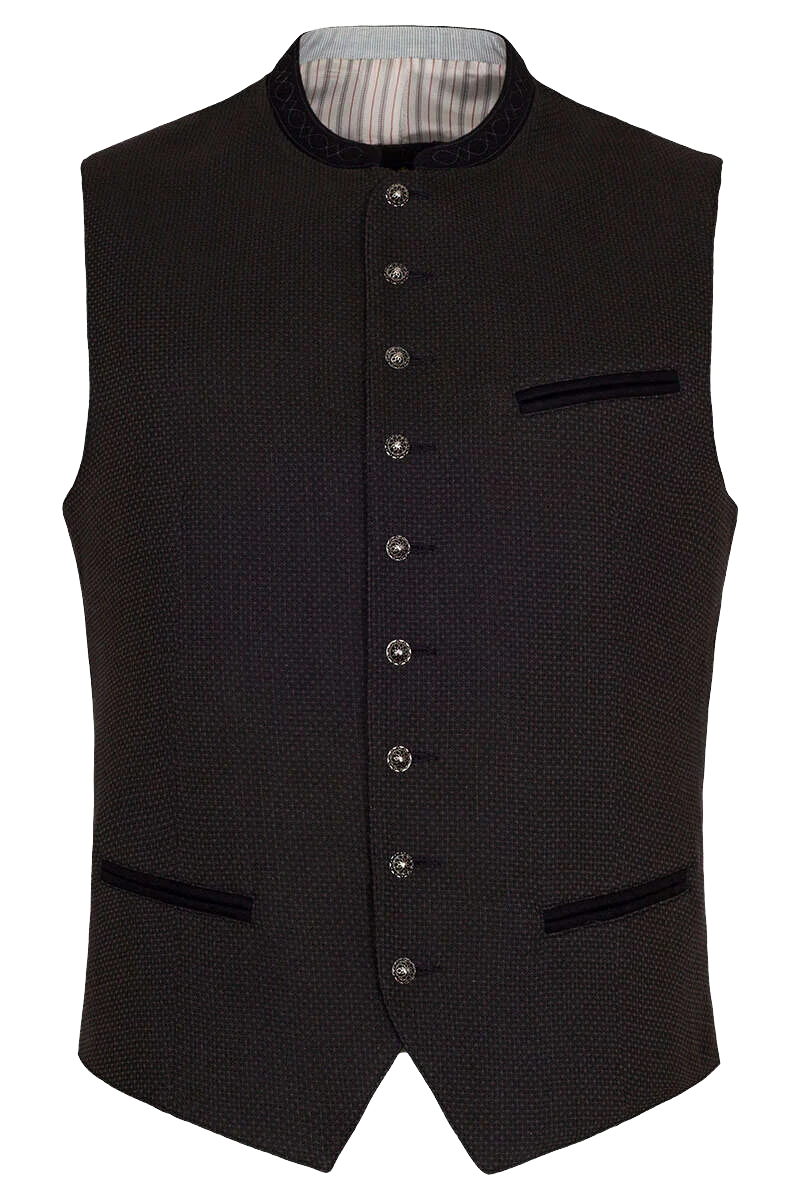 Herren Trachtenweste Slim-Fit