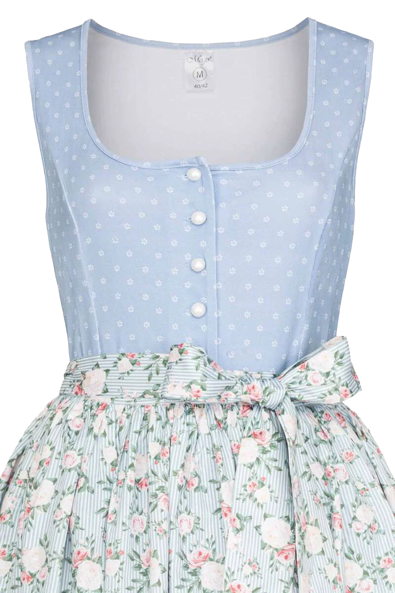 Dirndlbaumwollkleid midi