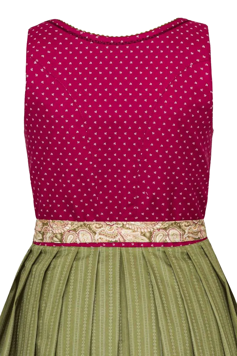 Langes Baumwolldirndl mit Paisleymuster