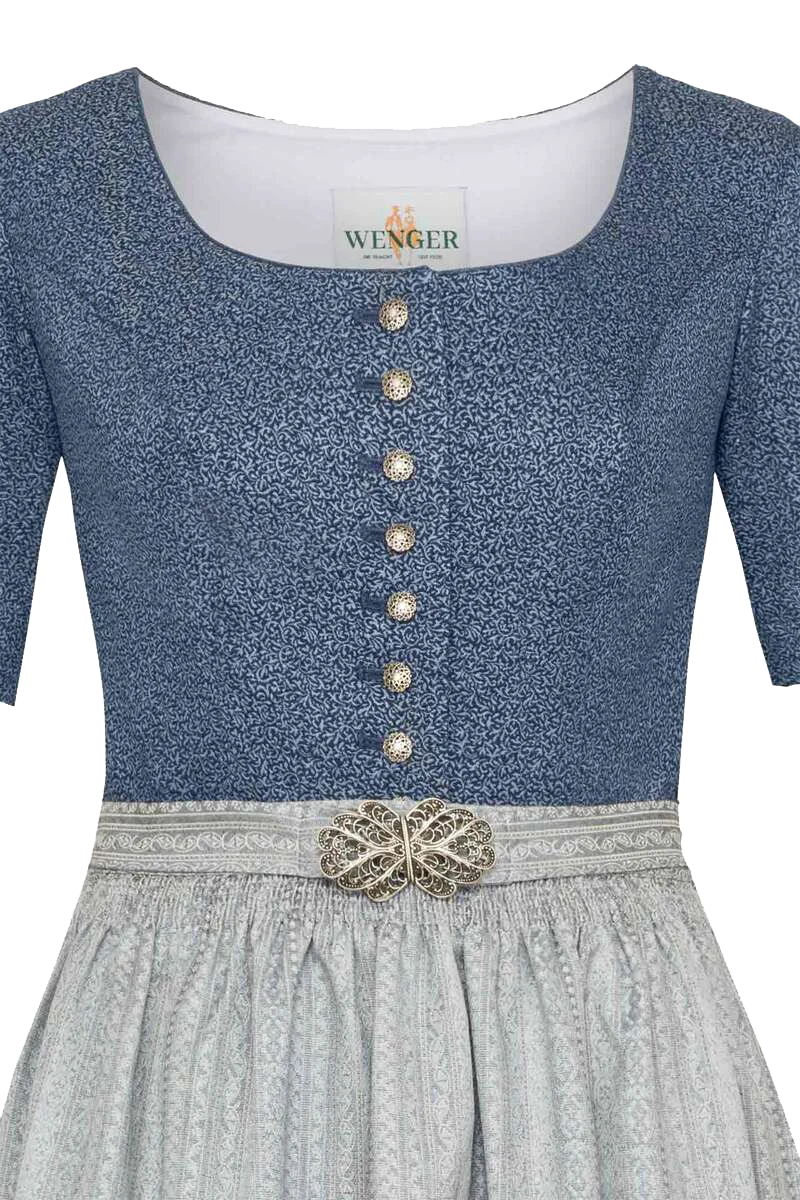 Midi-Dirndl mit kurzen Ärmeln Dirndlkleid