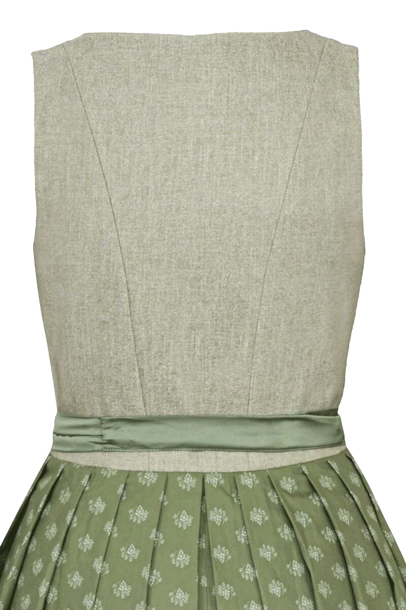 Midi-Dirndl hochgeschlossen
