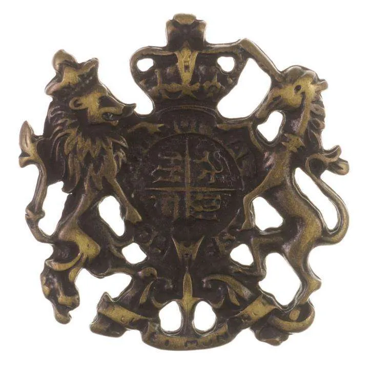 Nostalgische Brosche mit Pin – Metallbrosche BRO-31