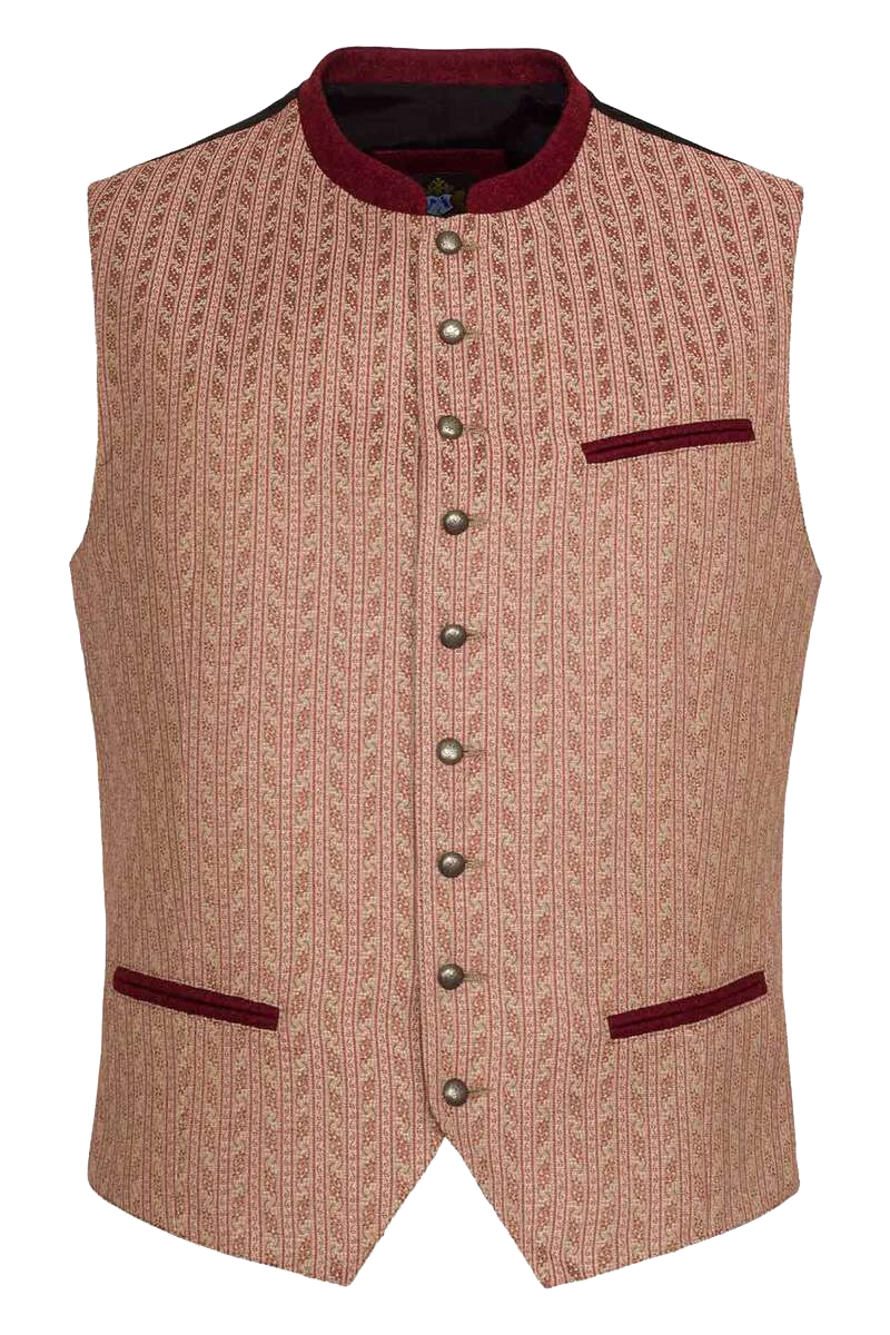 Herren Trachtenweste Stretchrücken Slim Fit