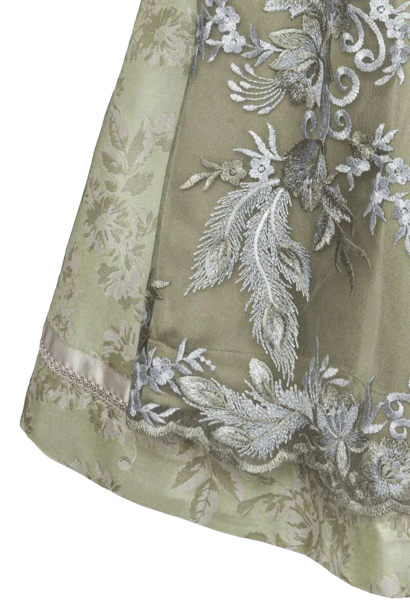 Damen Mini-Dirndl mit transparenter Schürze