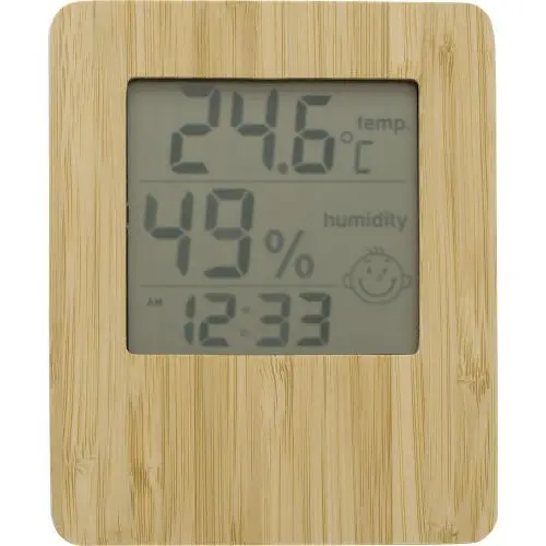 Piper Öko Wetterstation aus Bambus - Natürliche Optik