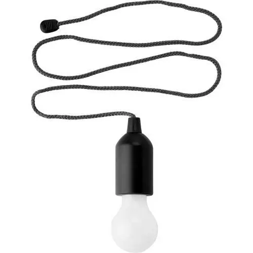 Robuste ABS-Kunststoff LED-Lampe Kirby, Schwarz, Energiesparend
