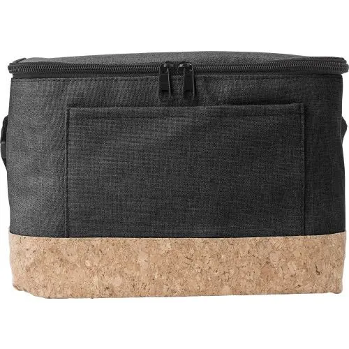 Dieter Schwarze Polyester-Kühltasche (600D): Robuste Kühlbox für Unterwegs
