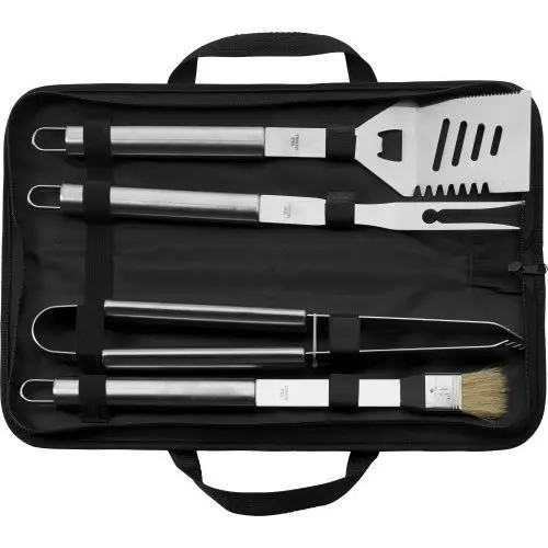 Silas Premium Grillwerkzeug aus Edelstahl in Schwarz
