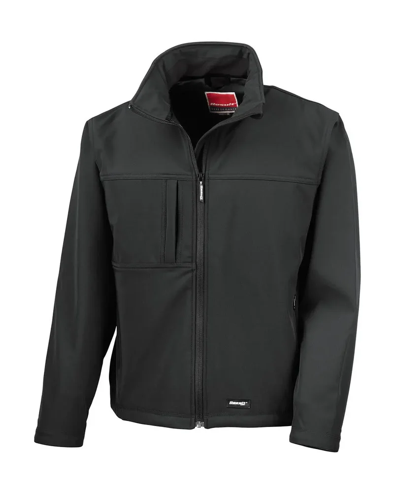 Klassische Herren-Softshelljacke