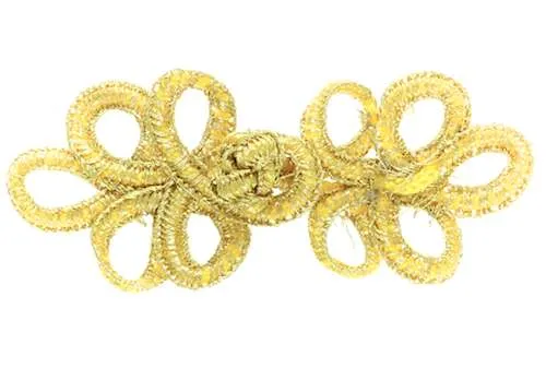 Posamenten Verschluss Goldfarben – Applikation POS-6