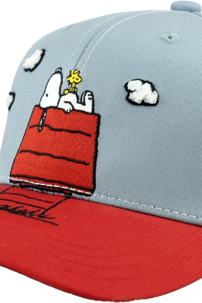 Kinder Cap mit Snoopy schläft - Stickerei