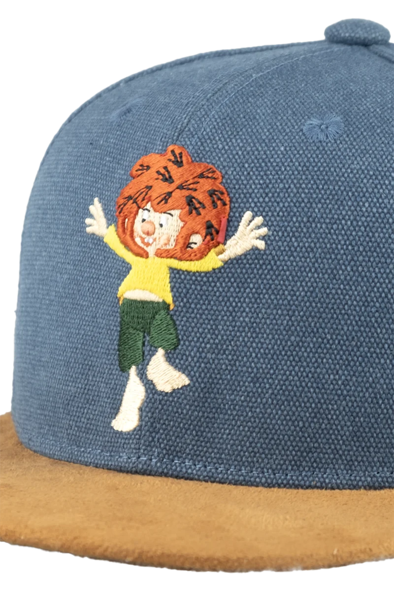Kinder Cap 'Pumuckl tanzt' in Jeansoptik