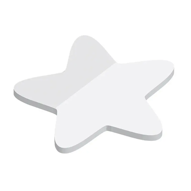 PowerStikkies Stern-Haftnotizen - 25 Blatt - Kreative Notizzettel in Sternenform für besondere Hinweise